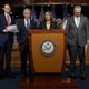 House Minority Leader Nancy Pelosi speaks during a press conference where congressional Democrats reacted to the newly introduced Republican tax-reform proposal Nov. 1, 2017, in Washington, D.C.